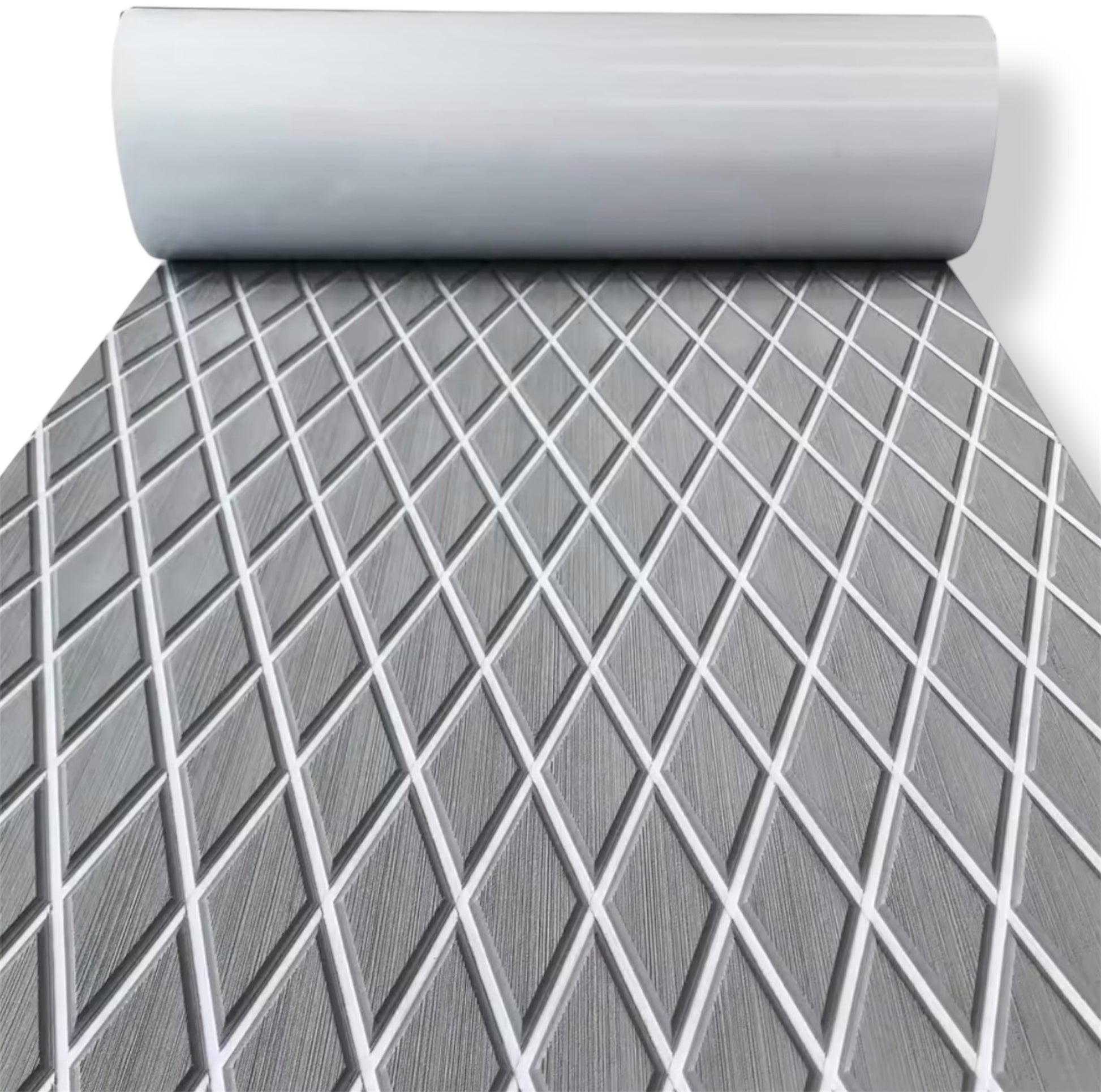 Høydensitets diamant EVA båtdekk-matte – 1900 × 7000 × 6 mm