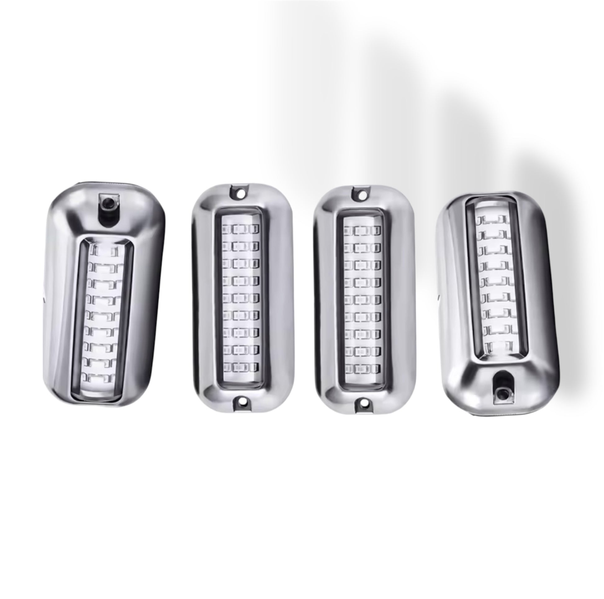 Undervanns LED-lys i rustfritt stål 316 – 50W / 80W (IP68) (1stk)