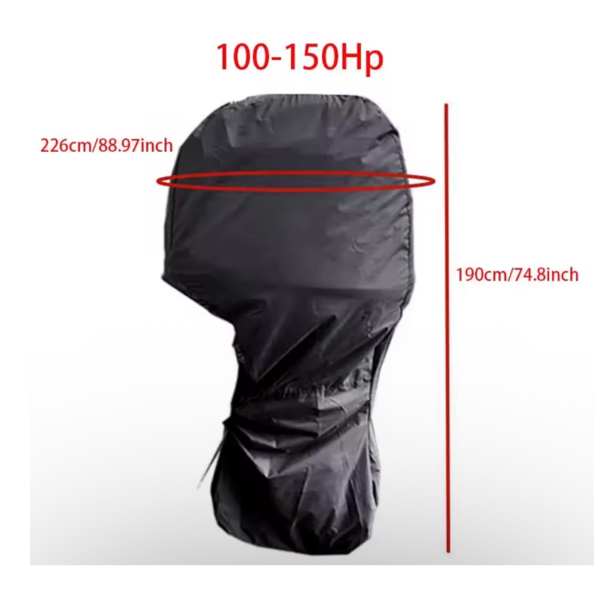 Vanntett båtmotortrekk 210D – 6–225 hk utenbordsmotor