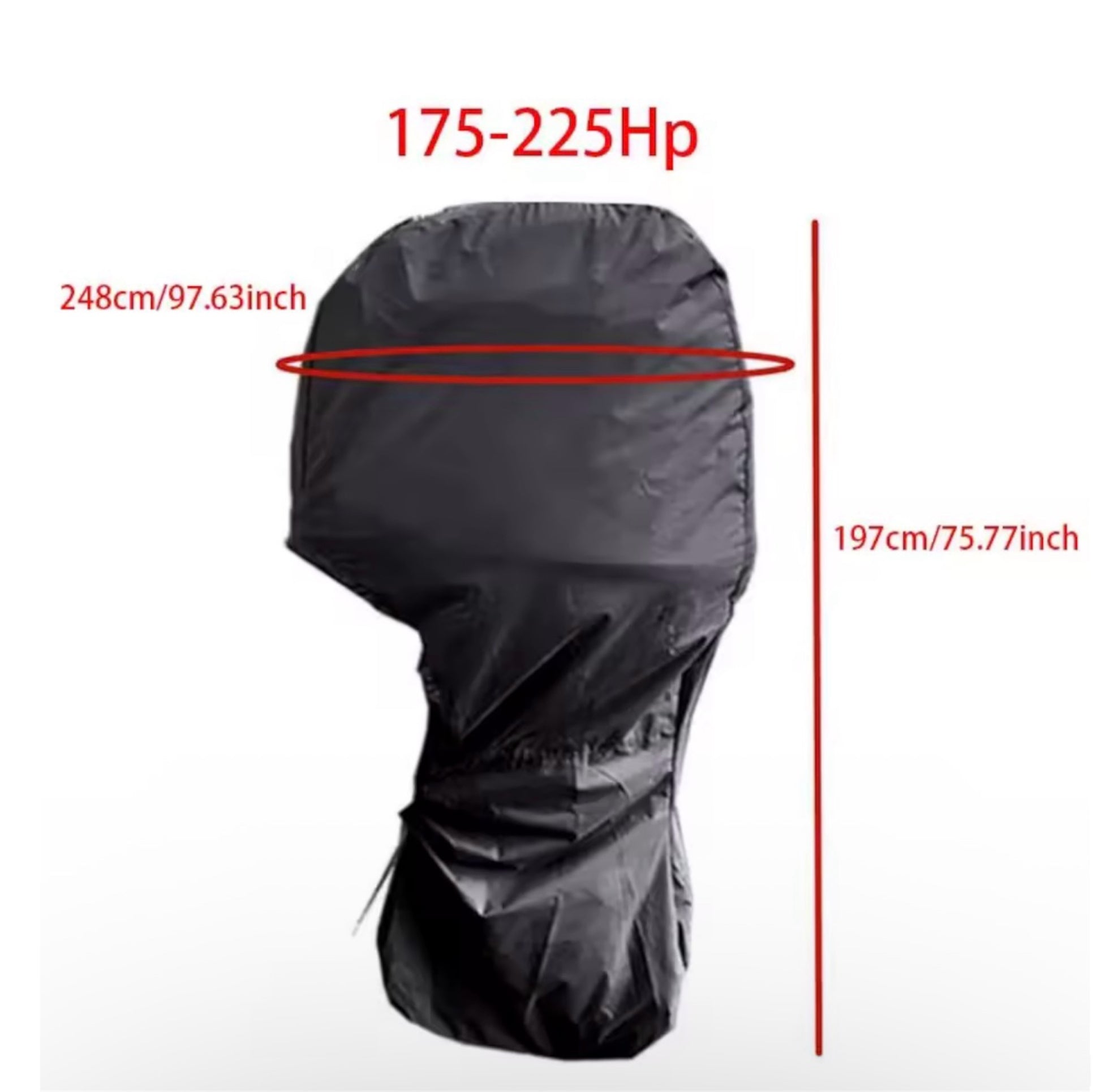 Vanntett båtmotortrekk 210D – 6–225 hk utenbordsmotor