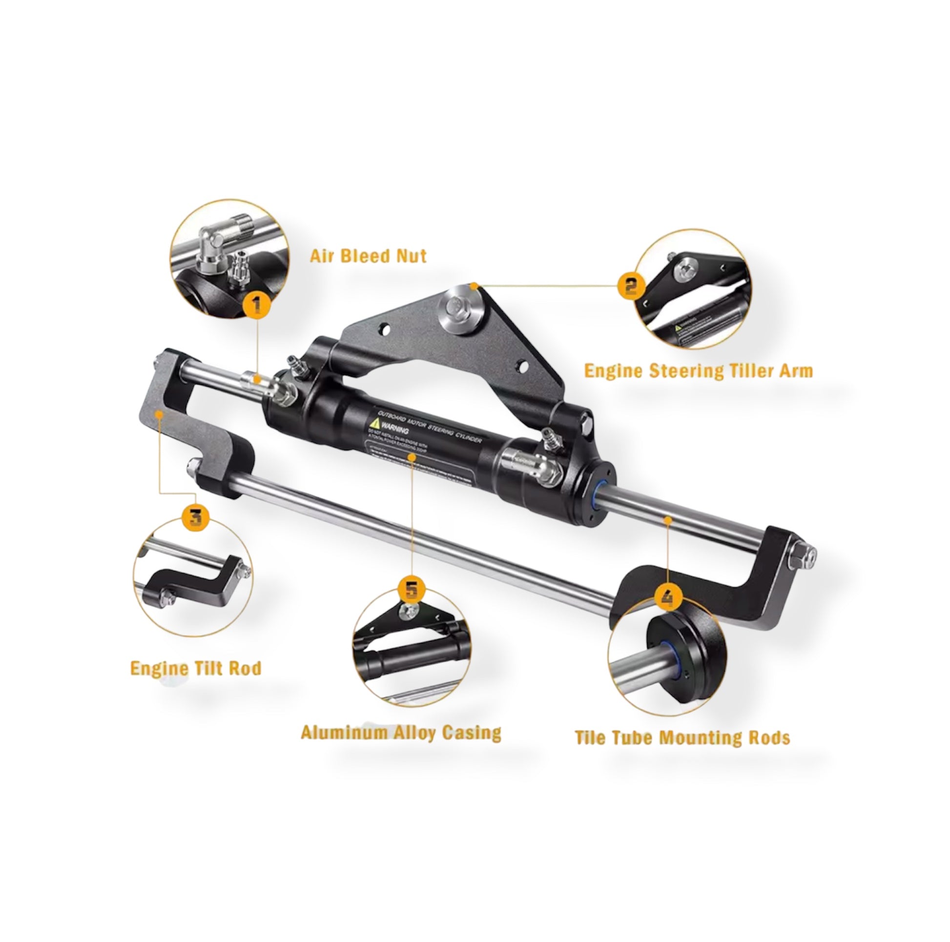 Hydraulisk styring opptil 300HK