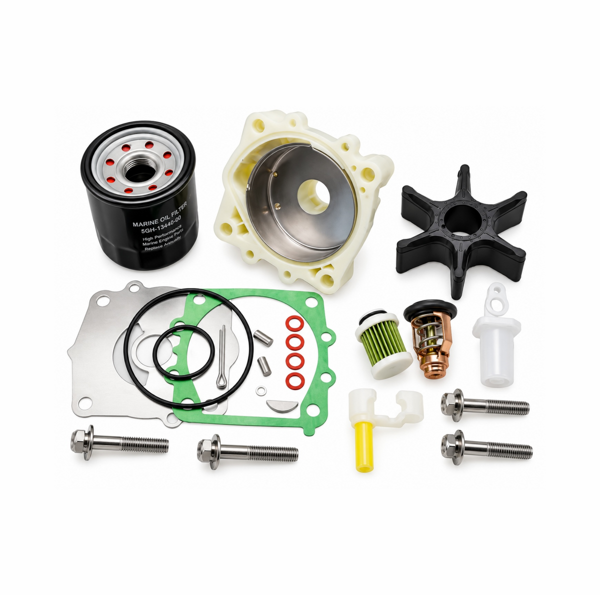 Yamaha Servicesett F115A / F115B / F130A – Komplett Servicekit