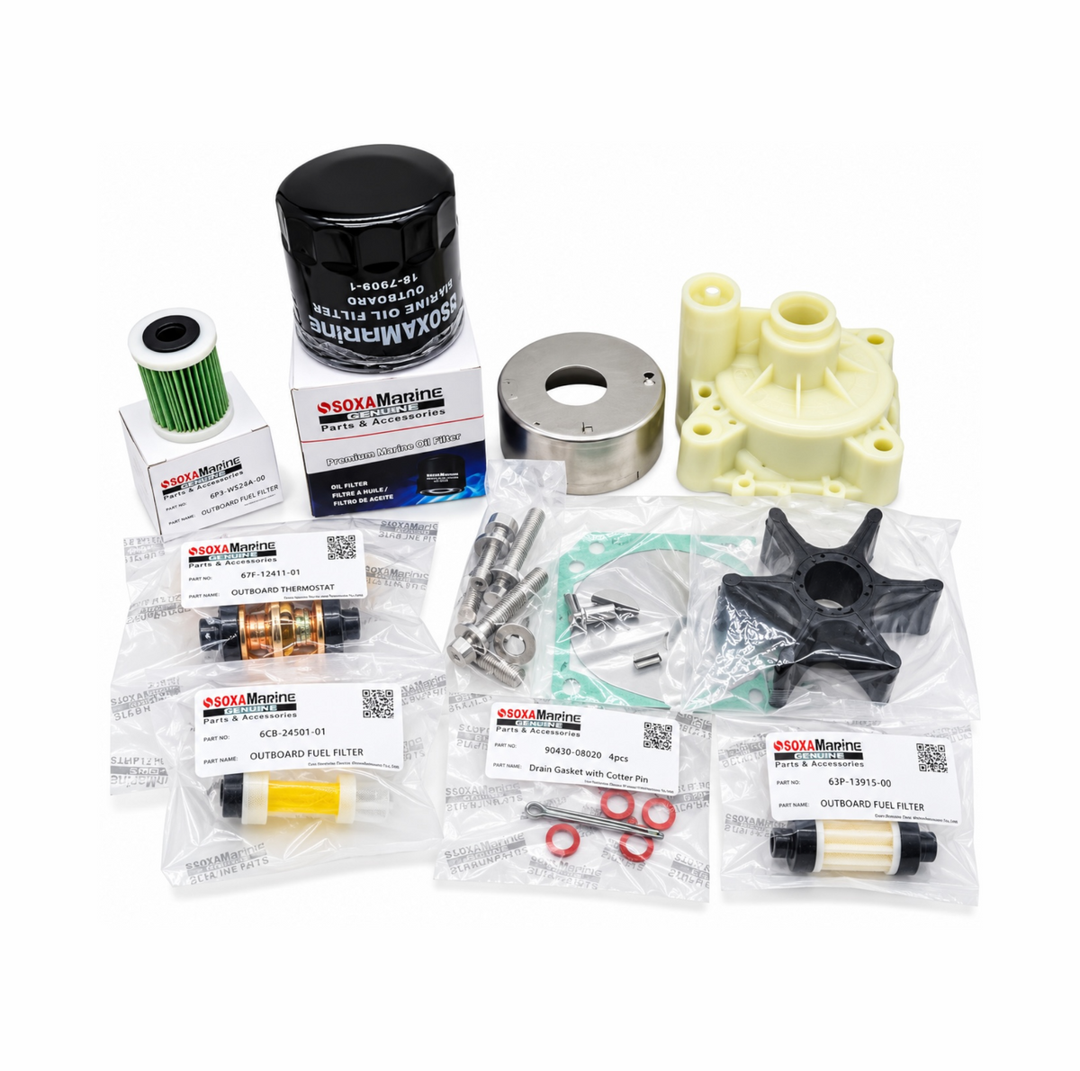 Yamaha Servicesett F200A / F225A – Komplett Servicekit