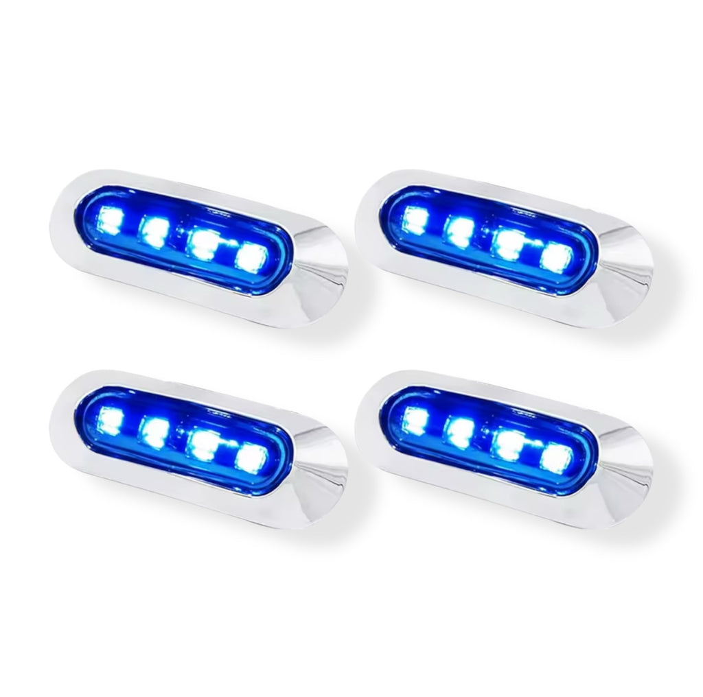 Undervanns LED-lys 12–24V – Vanntett båtlys